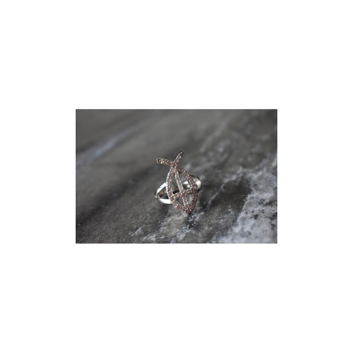 925 Sterling Silver Goshenite Ring Size 6.5