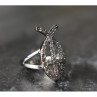 925 Sterling Silver Goshenite Ring Size 6.5
