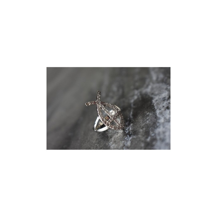 925 Sterling Silver Goshenite Ring Size 6.5