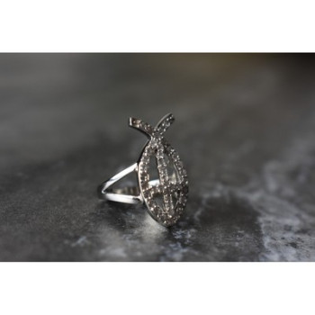 925 Sterling Silver Goshenite Ring Size 6.5