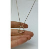 925 Sterling Silver Gold Plated CZ 