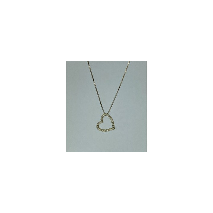 925 Sterling Silver Gold Plated CZ 