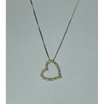 925 Sterling Silver Gold Plated CZ 