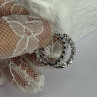 925 Sterling Silver CZ Earrings Length 0.7 Inch