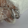 925 Sterling Silver CZ Earrings Length 0.7 Inch