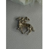 Horse & Jockey Lucky Racing Race Charm Pendant 925 Sterling Silver Length 1 Inch