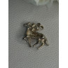 Horse & Jockey Lucky Racing Race Charm Pendant 925 Sterling Silver Length 1 Inch