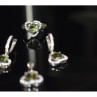 925 Sterling Silver Alpanite & CZ Jewelry SET Turkey