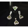 925 Sterling Silver Alpanite & CZ Jewelry SET Turkey