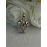 925 STERLING SILVER PEARL DOLPHINS PENDANT LENGTH 1 INCH