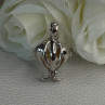 925 Sterling Silver Pearl Dolphins Pendant Length 1 Inch