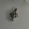 925 Sterling Silver Pearl Dolphins Pendant Length 1 Inch