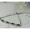 925 Sterling Silver Spinel Bracelet