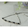 925 Sterling Silver Spinel Bracelet