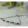925 Sterling Silver Spinel Bracelet