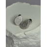 925 Sterling Silver Drop CZ Earrings Length 0.65 Inch
