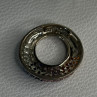 925 Sterling Silver Multi Color Spinel Round Pendant Length 1 Inch
