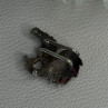 925 Sterling Silver Bird Pyrope Garnet Charm Pendant Length 1 Inch
