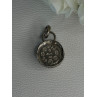 925 Sterling Silver Amber Carved Flower Pendant Length 1.25 Inch