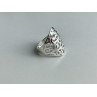 925 Sterling Silver Openwork Ring Size 7