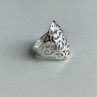 925 Sterling Silver Openwork Ring Size 7
