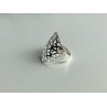 925 Sterling Silver Openwork Ring Size 7