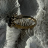 925 Sterling Silver Hematite Ring Size 8.5
