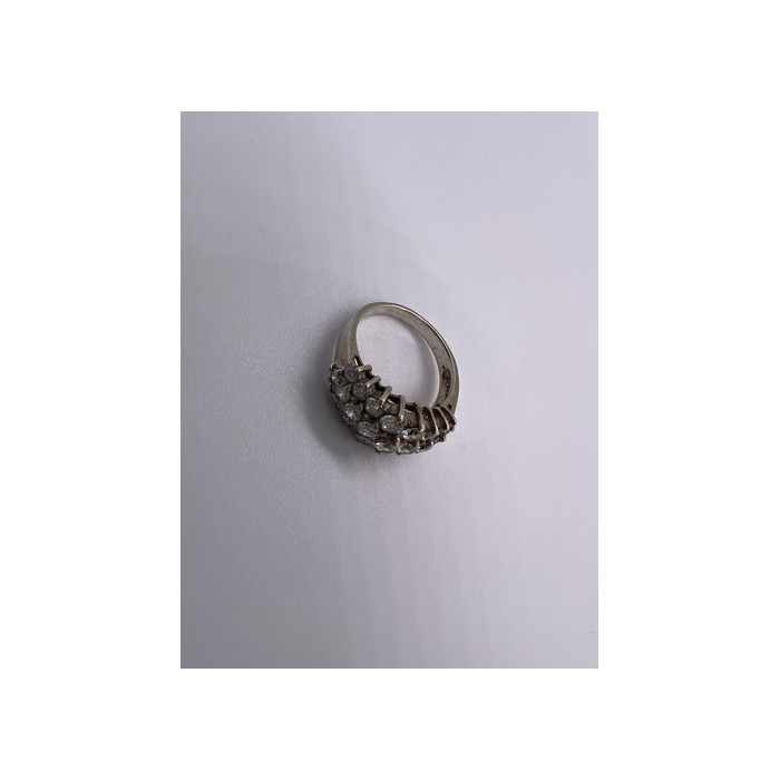 925 Sterling Silver CZ Ring Size 7