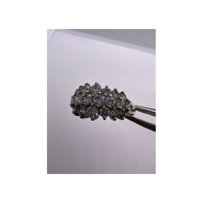 925 Sterling Silver CZ Ring Size 7