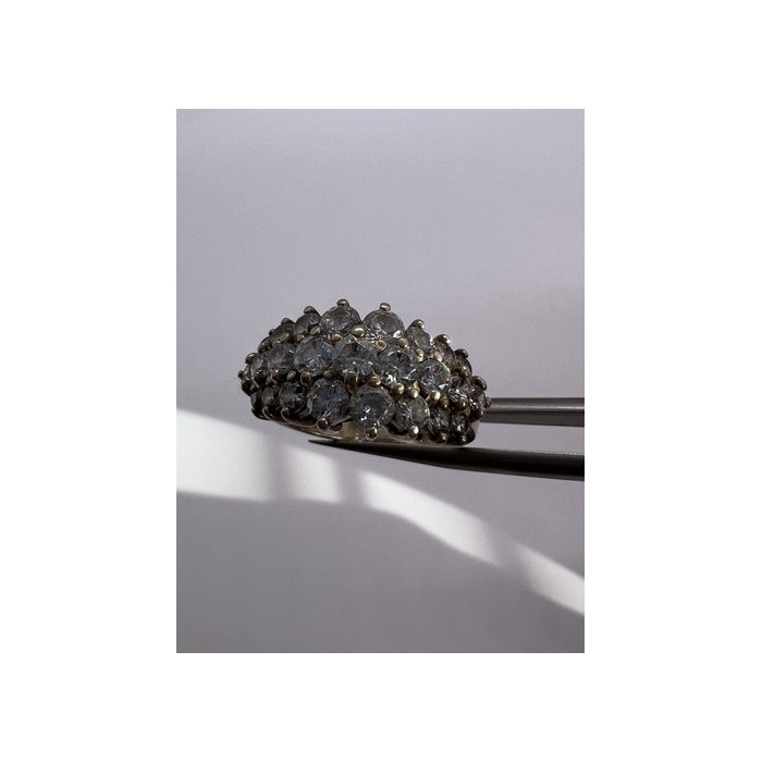 925 Sterling Silver CZ Ring Size 7