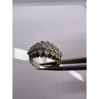 925 Sterling Silver CZ Ring Size 7