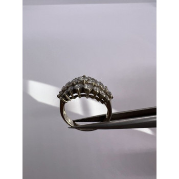 925 Sterling Silver CZ Ring Size 7