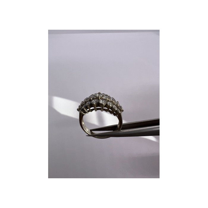 925 Sterling Silver CZ Ring Size 7