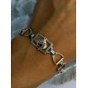 Vintage 925 Sterling Silver Horse Bracelet Length 7