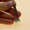 925 Sterling Silver Turquoise Agate Earrings