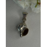 925 Sterling Silver Shell Pendant Length 1.80 Inch