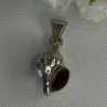 925 Sterling Silver Shell Pendant Length 1.80 Inch
