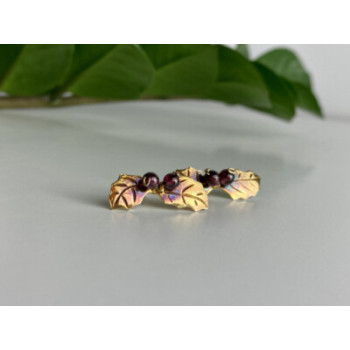 925 STERLING SILVER GOLD PLATED AGATE 