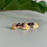 925 Sterling Silver Gold Plated Agate 