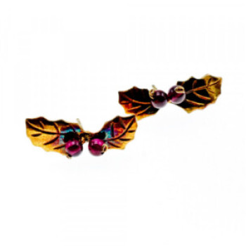 925 Sterling Silver Gold Plated Agate 