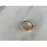 GOLD PLATED RING WITH MULTICOLOR CZ SIZE 6.5