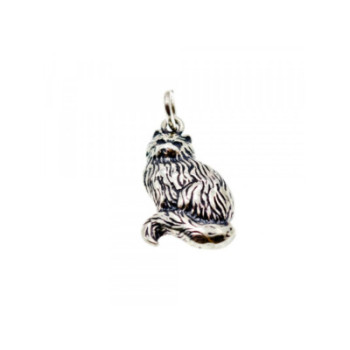 925 Sterling Silver Cat Pendant