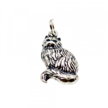 925 Sterling Silver Cat Pendant