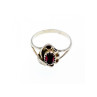 Vintage 925 Sterling Silver Garnet Pyrope Ring Size 6.5