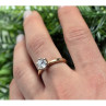 Gold Plated (18K) Ring With CZ Size 8