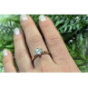 Gold Plated (18k) Ring With CZ Size 8