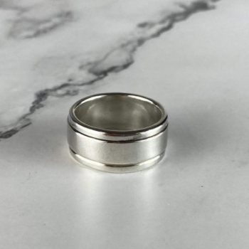 925 Sterling Silver Spinner Ring Size 6.5