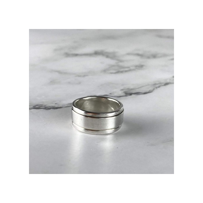925 Sterling Silver Spinner Ring Size 6.5