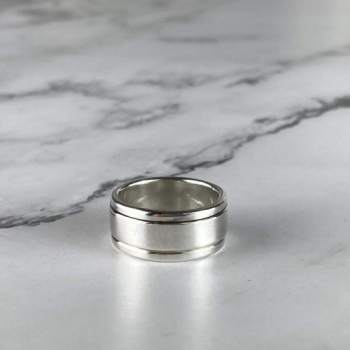 925 Sterling Silver Spinner Ring Size 6.5