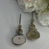 925 Sterling Silver Onyx Earrings Length 1.55 Inch